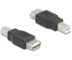 Adapteris USB Delock 67199 USB-A - USB-B Juodas (67199)