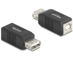 Adapteris USB Delock 2.0 A gniazdo do B gniazdo (67203)