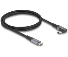 Kabelis USB Delock USB-C - USB-C 1 m Juodas (81131)