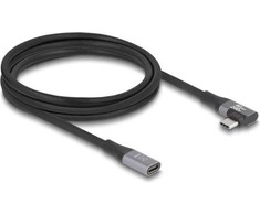 DeLOCK 81148, 2 m, USB C, USB C, 20 Gbit/s, Juoda
