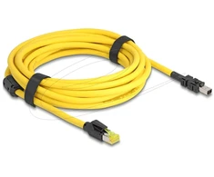 Delock DeLOCK 81253 tinklo kabelis Juoda, Geltona 5 m Cat6