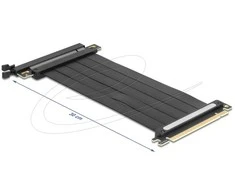 DELOCK Riser Karte PCI Express 4.0x16 Stecker zu x16 Slot