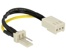 Delock Kabelis Power Molex 3 Pin Verlängerung St / Bu