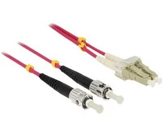 Delock Kabelis Lichtwellenleiter LC / ST Multimode OM4 5 m