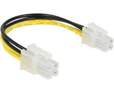 Delock Stromkabel P4 Stecker > P4 Stecker 15 cm