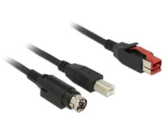 USB kabelis Delock USB-A – 3 m juodas (85489)
