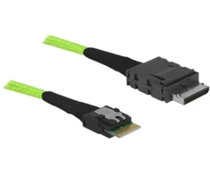DeLOCK 85755, 1 m, SFF-8611, SFF-8654, Juodas, Polybag, 1 pc(s)