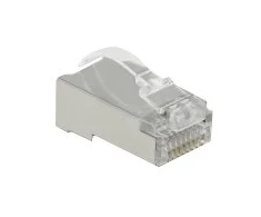 Delock RJ45 Crimp+Cut+Curve Stecker Cat.6 STP 20 Stück