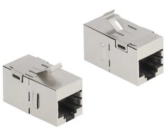 Delock Modulis Keystone RJ45 gniazdo do gniazda RJ45 Cat.6A (87161)