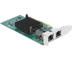 Delock PCI Express x4 kortelė 2 x RJ45 Gigabit LAN i82576