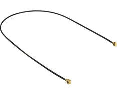 DeLOCK 89609, 0.3 m, 1.13, MHF (I-PEX), MHF (I-PEX), Juodas, Gold