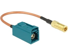 Delock Antennenkabel FAKRA Z Buchse > SMB Stecker RG-316 15 cm