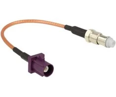 Delock Antennenkabel FAKRA D Stecker > FME Buchse RG-316 15 cm