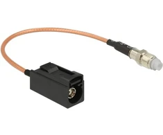 Delock Antennenkabel FAKRA A Buchse > FME Buchse RG-316 20 cm
