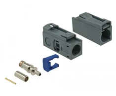 Delock FAKRA G Buchse 25 mm (lang) zum Crimpen