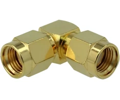 Delock Adapteris RP-SMA Stecker zu RP-SMA Stecker 90° 3 GHz