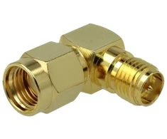 Delock Adapteris RP-SMA Stecker zu RP-SMA Buchse 90° 3 GHz
