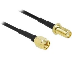 Delock Antennenkabel SMA Stecker zu SMA Buchse LMR/CFD100 5 m low loss