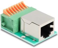 Delock RJ45 lizdas su mygtuku Cat.5e