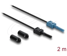 DeLOCK 91024, Juodas, Mėlyna, Multi-mode, 2 m, 1 pc(s)