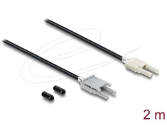 DeLOCK 91028, Juodas, Pilkas, Multi-mode, 2 m, 1 pc(s)