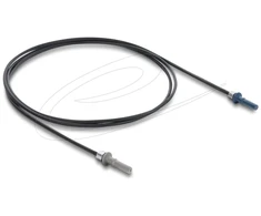 DeLOCK 91031, Juodas, Pilkas, Mėlyna, Multi-mode, 100 cm, 1 pc(s)
