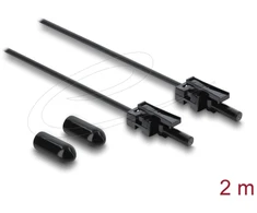 DeLOCK 91037, Juodas, Pilkas, Multi-mode, 2 m, 1 pc(s)