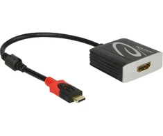 DeLOCK Active USB Type-C to HDMI Adapteris 4K 60 Hz (HDR), 3840 x 2160 pikselių, Juodas