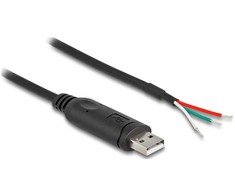 DELOCK adapterio kabelis USB 2.0 A tipo į nuoseklųjį RS-485 jungtį, 2 m