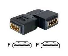Delock Adapteris HDMI Buchse > HDMI Buchse 90°links