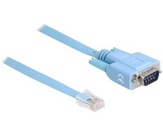 DELOCK adapteris RS-232 DB9 kištukas į 1 x nuoseklųjį RS-232 RJ45