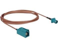 Delock Antennenkabel FAKRA Z Stecker > FAKRA Z Buchse RG-316 1 m