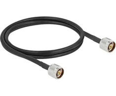 „DeLOCK“ antenos kabelis N kištukas į N kištuką LMR/CFD300 1 m mažo nuostolio, 1 m, LMR300, juodas