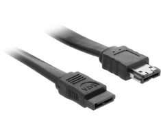 Delock Kabelis SATA 3 Gb/s gniazdo > eSATA gniazdo 1 m juoda (85810)