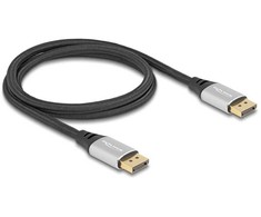 Delock DeLOCK DisplayPort kabelis 16K 60 Hz 1 m sidabrinė metal
