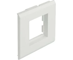 Delock Easy 45 - Baltas - Acrylonitrile butadiene styrene (ABS) - Matte - Screwless - 80 mm - 20 mm