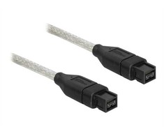 „DeLOCK FireWire“ kištukas, 1,0 m, pilkas, kištukas/kištukas, 1 m