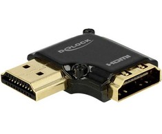 Delock HDMI/HDMI - HDMI - HDMI - Juodas
