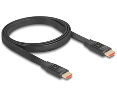 Kabelis Delock High Speed HDMI płaski kabelis 48 Gbps 8K 60 Hz 1 m