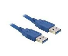 „Delock“ kabelis USB 3.0 A tipo kištukas > USB 3.0 A tipo kištukas, 0,5 m mėlynas