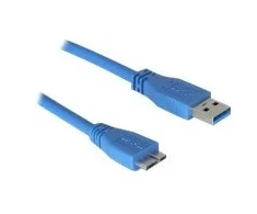 Delock kabelis USB 3.0 tipo A kištukas > USB 3.0 tipo Micro-B kištukas 2 m mėlynas