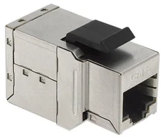 MODUŁ KEYSTONE GNIAZDO RJ45(F)->RJ45(F) KAT.6 DO PUSZKI MONTAŻOWEJ DELOCK