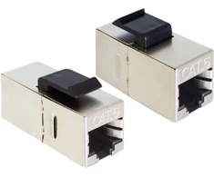 Delock Keystone modulio RJ45 lizdas > RJ45 lizdas Cat.6 kompaktiškas 25 vnt.