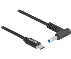 Nešiojamojo kompiuterio maitinimo adapteris Delock Notebook Kabelis ładujący USB Type-C™ Wtyczka do HP 4,5 x 3,0 mm Wtyczka (87971)