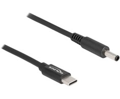 „DeLOCK“ nešiojamojo kompiuterio įkrovimo laidas, USB C tipo kištukas - Dell 4,5 x 3,0 mm kištukas, 1,5 m, USB C, 4,5 x 3,0 mm, 20 V