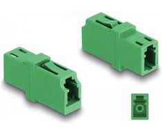Adapteris AV Delock DeLOCK 87984 adapter światłowodowy LC/APC Žalias