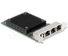 Delock PCI Express x4 Netzwerkkarte 2,5 Gigabit LAN 4 x RJ45 RTL8125