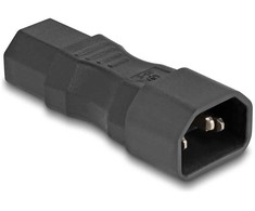 Delock DeLOCK 80467 zmieniacz płci / kabli IEC 60320 C14 IEC 60320 C13 Juodas