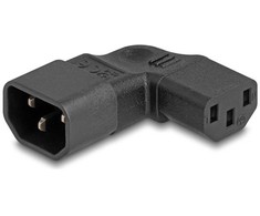 Delock DeLOCK 80474 keitiklis / kištukas IEC 60320 C14 į IEC 60320 C13 Juoda