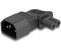 Delock DeLOCK 80473 mova / adapteris IEC 60320 C14 IEC 60320 C7 Juoda